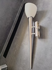 Globo Wandleuchte Fackel für innen, nickel matt, Glas satiniert weiß -wie Neu!