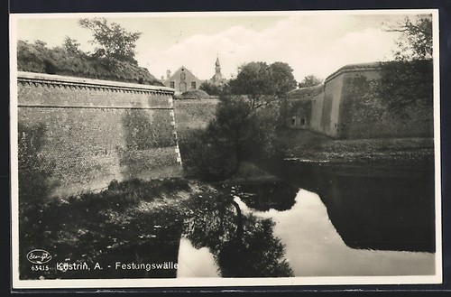 Küstrin festungswälle - küstrin, /a.,