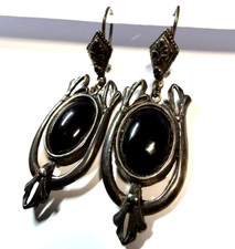 GROSSE JUGENDSTIL OHRHÄNGER