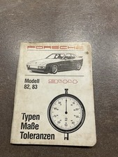 Handbuch Porsche Modell 82,83 Typen, Masse, Toleranzen