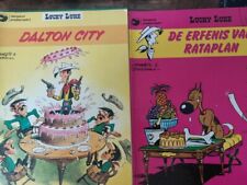 3 x Lucky Luke + Rataplan, softcover Comic Album, Nederlandse taal, goede staat