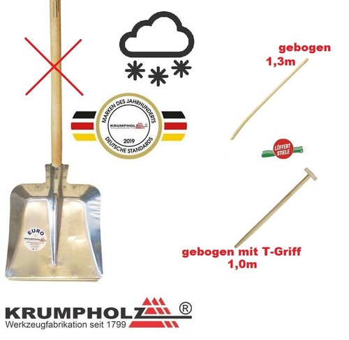Schneeschaufel 380x380mm extra