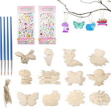 36 Stück Holzanhänger