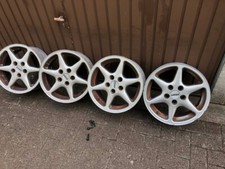 4xkomplette Alufelgen+4xNeu Luftventile 7JX15H2 ET:38 für VW Polo,Skoda,Seat