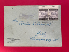 Deutsches Reich 1943 Brief mit OR Paar 857, gestempelt 10.1.44 Neustadt