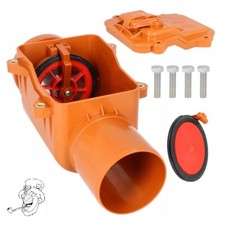 Rückstauklappe  Ø 110 mm Rückstauverschluss Rattenschutz Geruchsverschluss