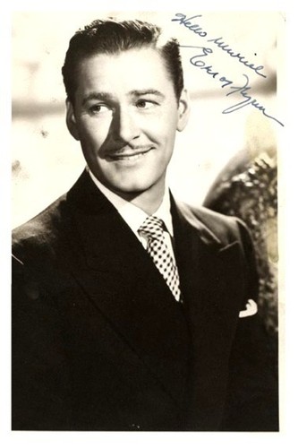 Errol flynn autogramm - flynn, ++autogramm++