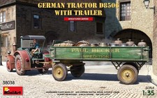 MIN38038 - Miniart 1:35 - German Tractor D8506 with Trailer