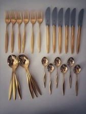 WMF Kopenhagen Besteck 800 Silber 6 Personen vergoldet