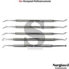 Amalgam Komposite Füllungsinstrumente Heidemann Spatel Zahnarzt X5