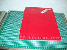 herpa PROGRAMMÜBERSICHT 1987 COLLECTION Katalog WAGNER MINIATUR AUTOMOBILE  #21