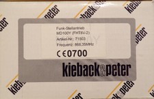 KIEBACK&PETER MD100Y Funk Stellantrieb FHT8V-2 Heizung Thermostat Homematic