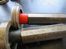 2 x Gewinde Lehrdorn M 65 x 0,75 - 6H Feingewinde Gewindelehrdorn LMW #LA6-6#