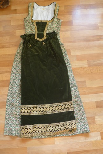 Rose brokat dirndl mit samt - brokat,