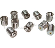 10x Fassung  E10 genietet