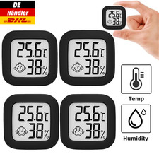 4x Digital Hygrometer Mini Thermometer LCD Temperatur Luftfeuchtigkeitsmessgerät