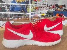 Nike Roshe Run Damen Sneaker Sportschuhe Gr. 40 Rot weiß Mesh Laufschuhe 