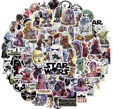 100 Aufkleber Star Wars Stickerbomb Darth Vader R2D2 Geschenkset NEU