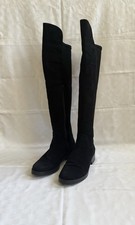 schwarze Overknee Stiefel von