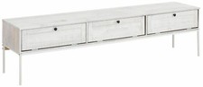Lowboard Freya 3 Klappen, Metallgriffen Massivholz Kommode Wohnzimmer