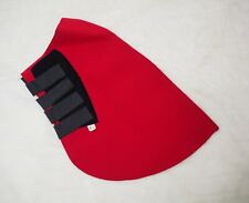 Halsteil für Pferde decke, Neopren mit Klettverschlüssen, rot Fabritech