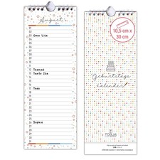 Immerwährend Geburtstagskalender 30x11 Dauerkalender Kalender jahresunabhängig