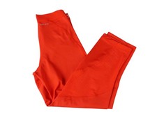 Nike Pro Damen Hose Trainingstight 7/8 Gr. XS | 34 Orange Fitness Laufhose (MW)