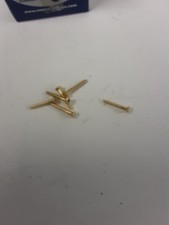 200 Holzschrauben Zierschrauben Deko MESSING PZD 1  3X20 Liko DIN7995