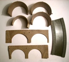 Faller ? H0 Brücken Teile braun Stein-Viadukt Ersatzteile Bastler  (589)