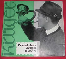 dachbodenfund katalog alt 1966 / 70 krüger mode trachten jagd sport 120s top rar