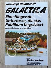XXL Foto Werbeanzeige 1990 Karussell GALACTICA - Kirmes Wasen Schausteller