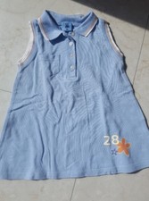 Kik Poloshirt Kleid Gr. 80 Top hellblau