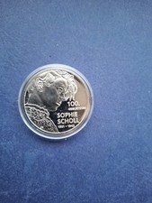 Deutschland, 20 Euro Gedenkmünze 2021, 100. Geburtstag Sophie Scholl