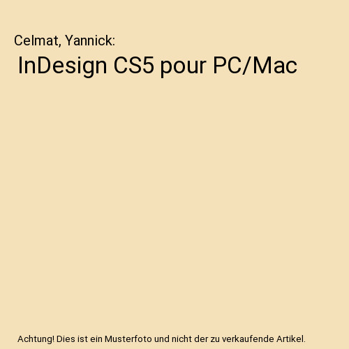 Indesign cs5 pour mac - indesign,
