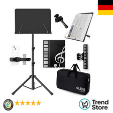 Metall Notenständer | 5-in-1 Tragetasche | 180° Verstellung