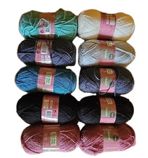 10 x Strickgarn Acryl Wolle
