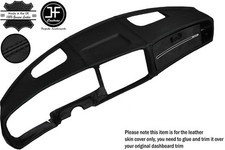 SCHWARZ NAHT ARMATURENBRETT LEDER ABDECKUNG F?R SAAB 900 CLASSIC
