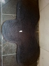 Schabracke Pony Lammfell Schwarz