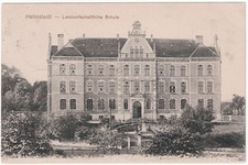 alte Ak Helmstedt, Landwirtschaftsschule, gelaufen 1912