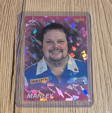 Panini PDC Premier League Dart- Peter Manley - Pink Cracked Ice