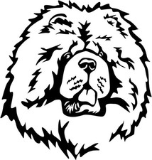 CHOW CHOW Aufkleber -