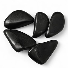 100g echter Schungit Trommelsteine poliert (GP je kg = 89,50 Euro) - Edelstein