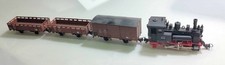 Spreewaldbahn Spreewaldguste Zugset Bemo Zeuke H0m Lok mit Anbauteilen & 3 Wage