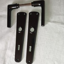 1 DDR Türbeschlag Drückergarnitur Bakelit