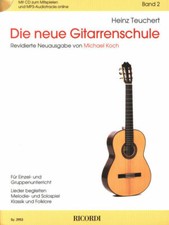 Die neue Gitarrenschule 2, Teuchert mit CD + Online - PORTOFREI VOM FACHHÄNDLER