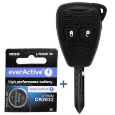 Auto Schlüssel Gehäuse für Chrysler Jeep Dodge 2 Tasten Fernbedienung