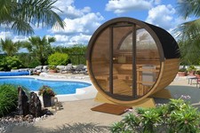 Saunafass Fasssauna Saunahaus