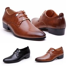 Oxford-Schuhe Leder Leder Herrenschuhe Business Büro flach Brogue 1 Paar