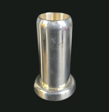 Vintage Messing versilbert Kerzenhalter Teelicht - 13 cm - 1930er