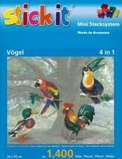 Mini Stecksystem Vögel 4 in 1
